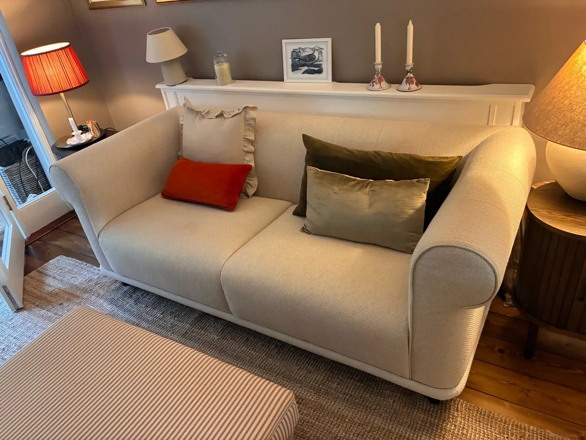 Two Two seater couches in excellent condition no - Image 2