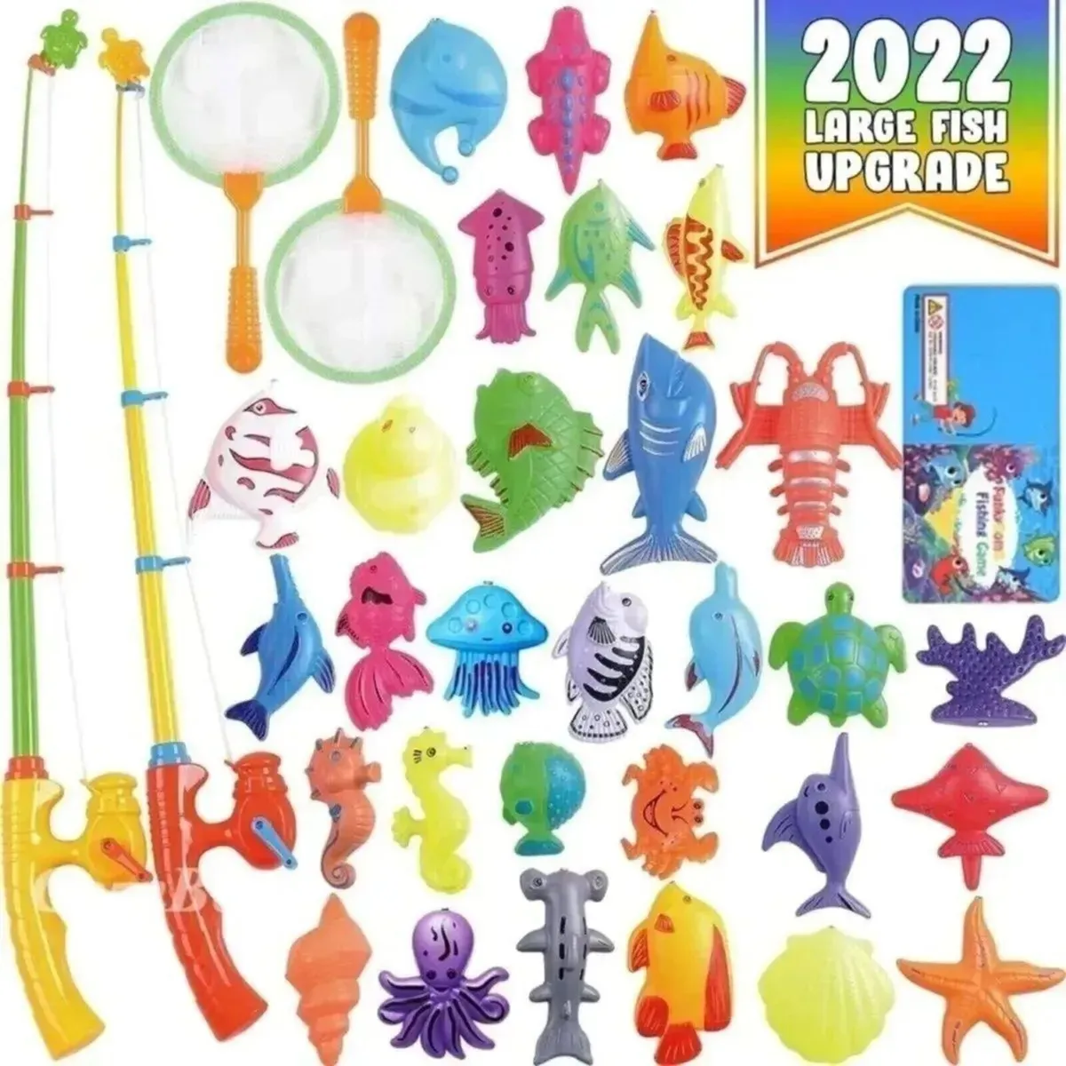 Kids Magnetic Fishing Game Fun Learning Toy - Image 1