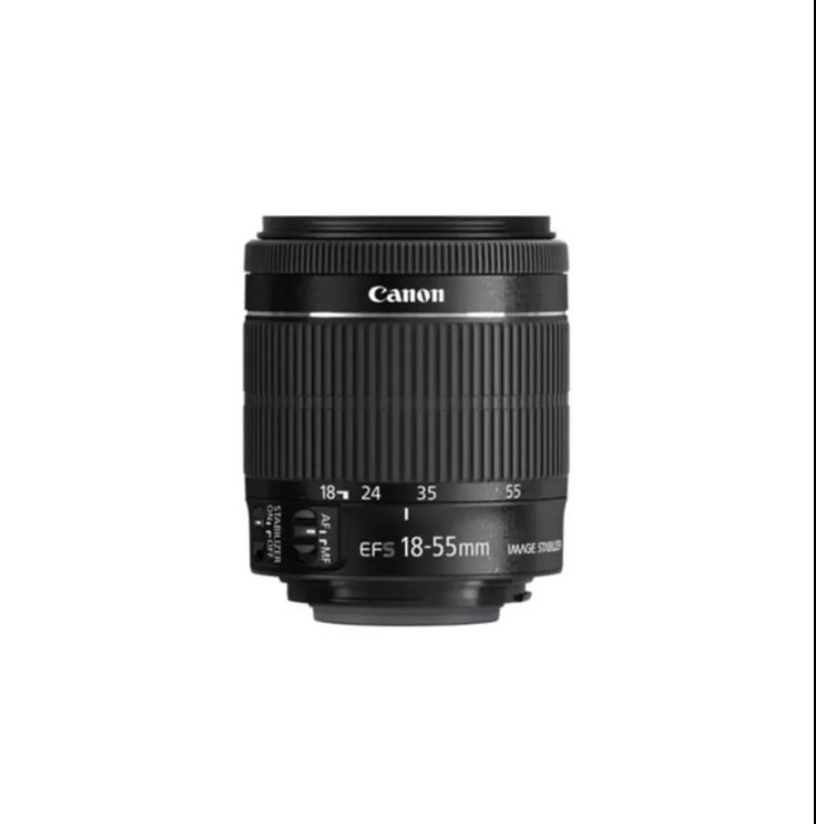 CANON EF-S 18-55mm f/3.5-5.6 STM IS Lens - Image 1