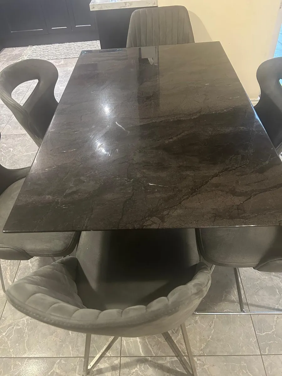 Dinning table and chairs - Image 2