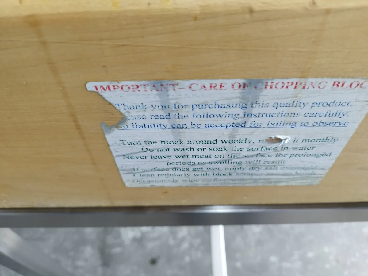 Chopping block - Image 1