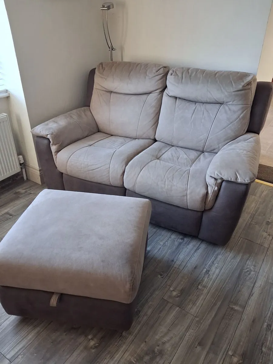 Couch and ottoman - Image 1
