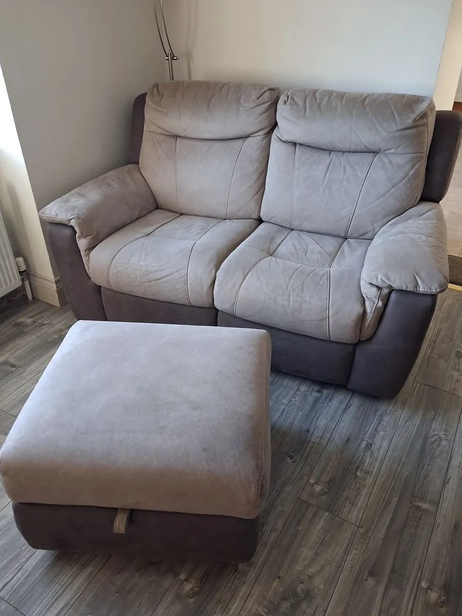 Couch and ottoman - Image 2