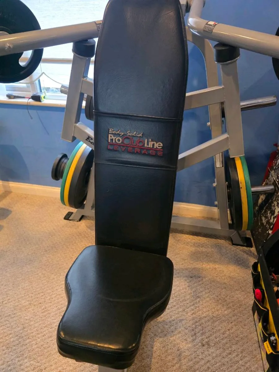 Shoulder Press + 40kg Rubber Disc's - Image 1