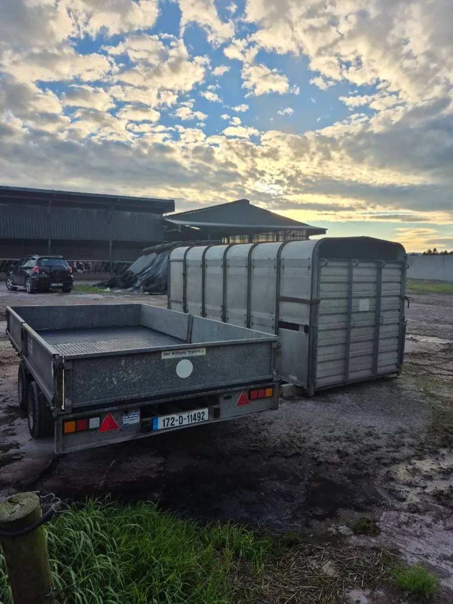 Ifor williams 12 x 6'6" demountable/flat bed - Image 1