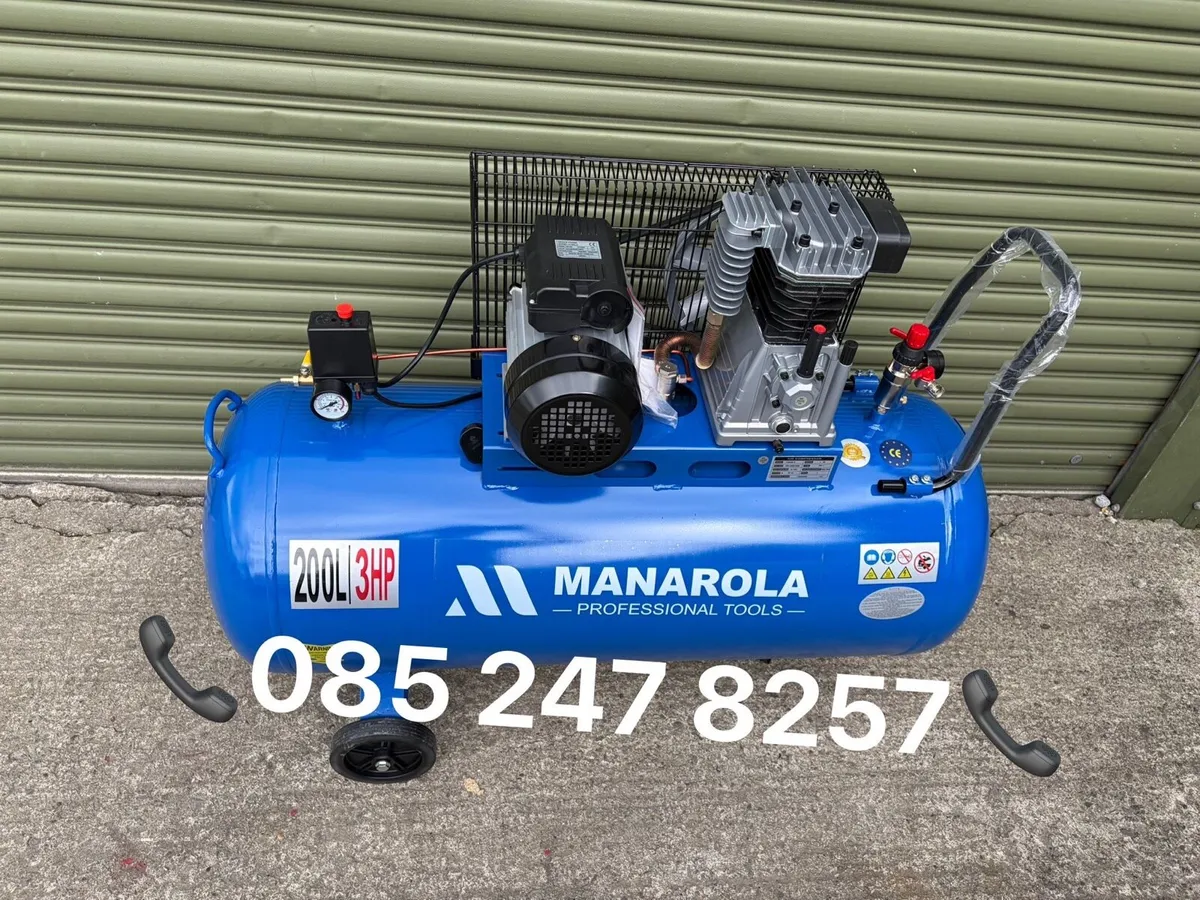 Brand New Manarola 200L Compressor - Image 2