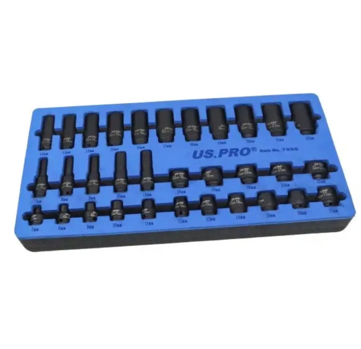 Brand New 32 Pc 3/8” Deep & Shallow Impact Sockets - Image 2
