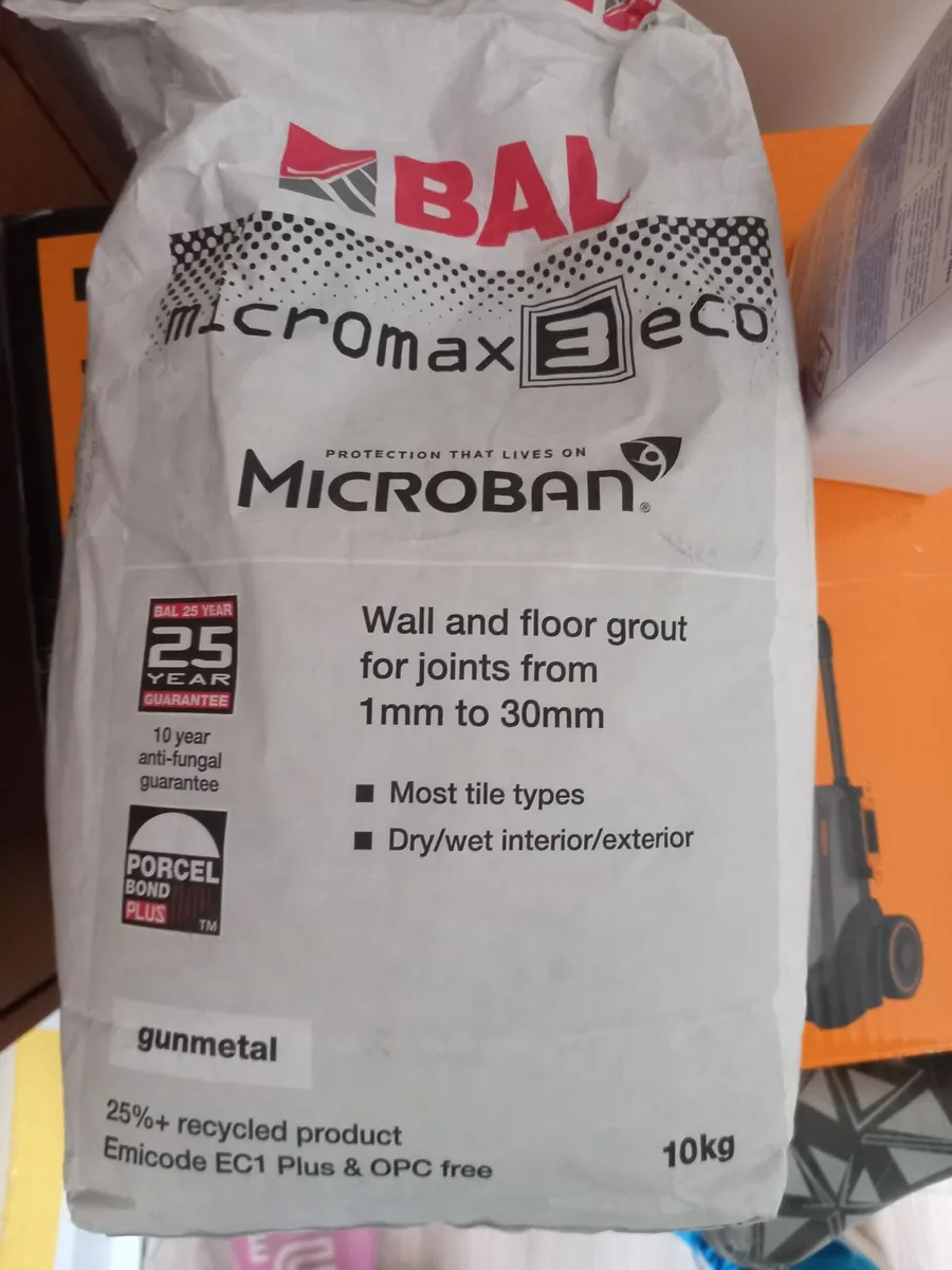 Tiling Grout  - Bal MicroMax 3 Eco Grout G