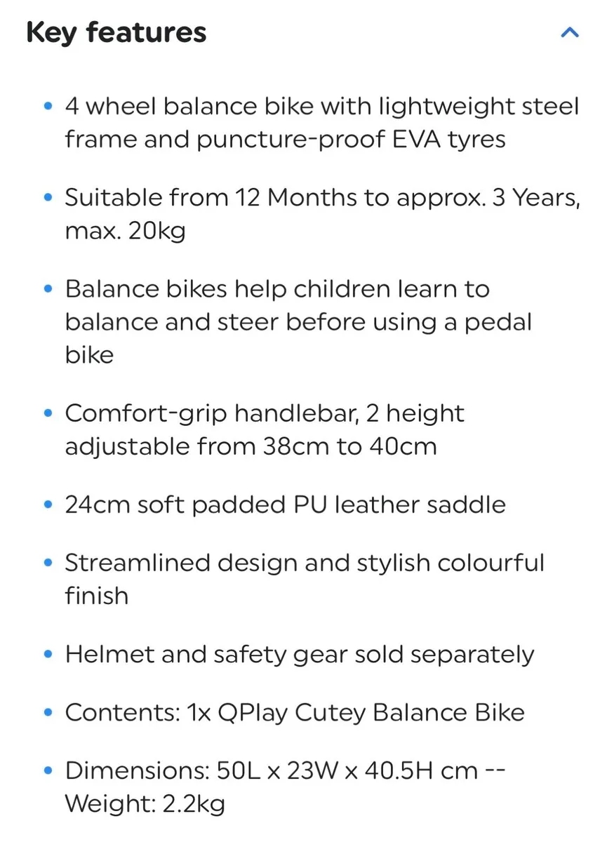 Balance Bike - Image 2