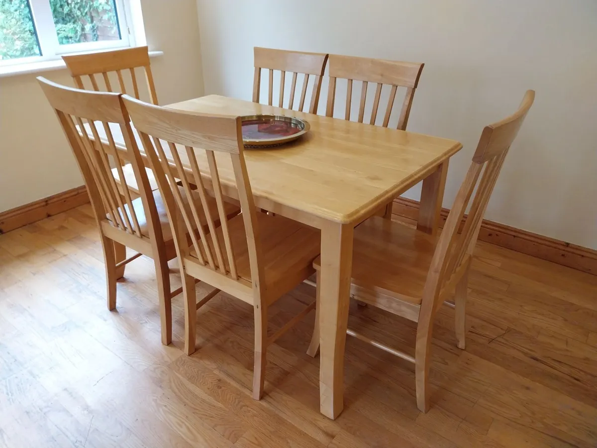 Table & 6 Chairs - Image 2