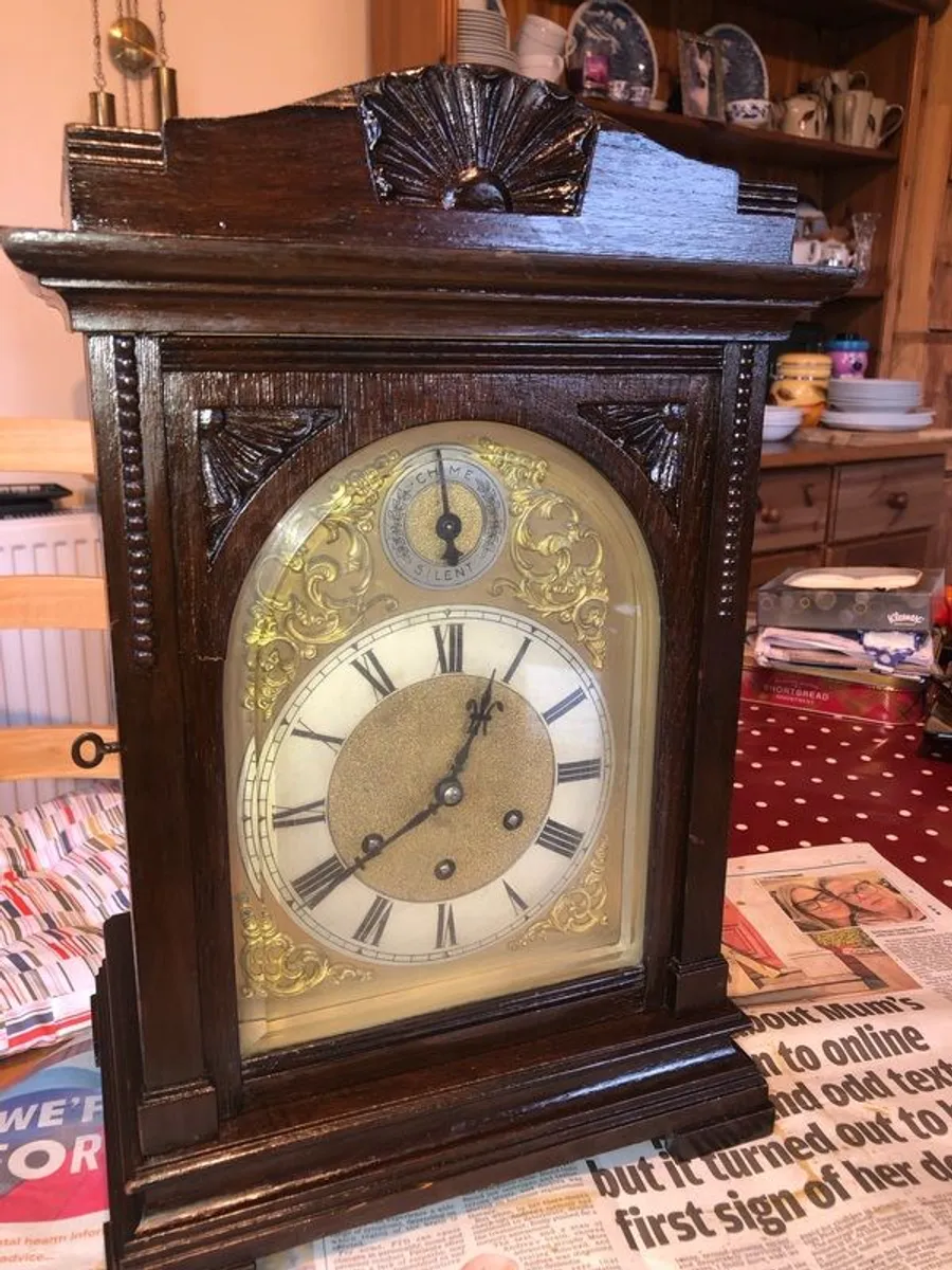 Westminster Chime German Mantel Clock - Image 2