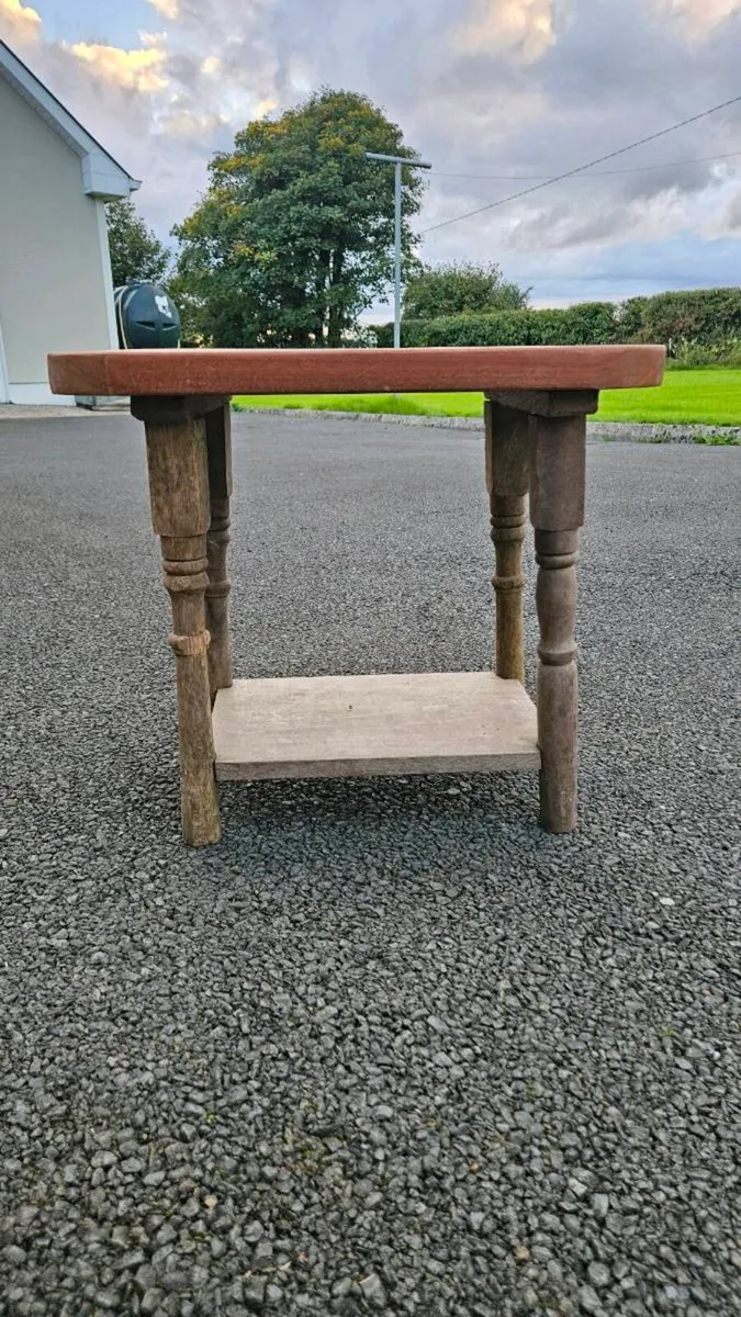 2 Rustic Solid Wood Bedside Table - Image 2