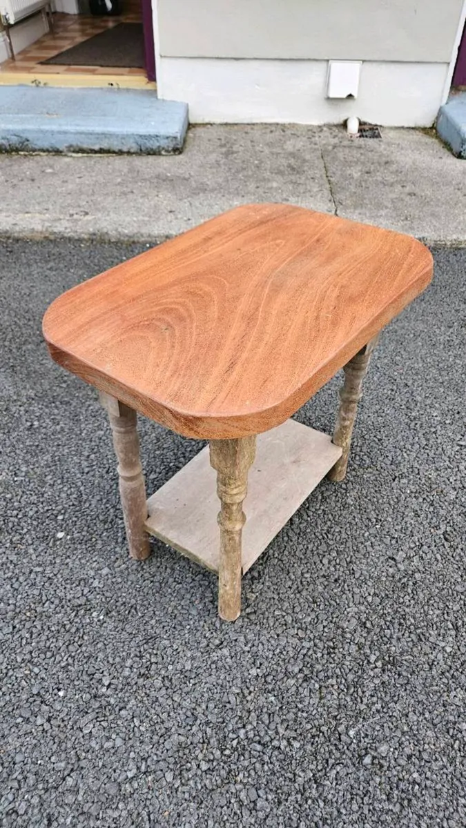 2 Rustic Solid Wood Bedside Table - Image 3