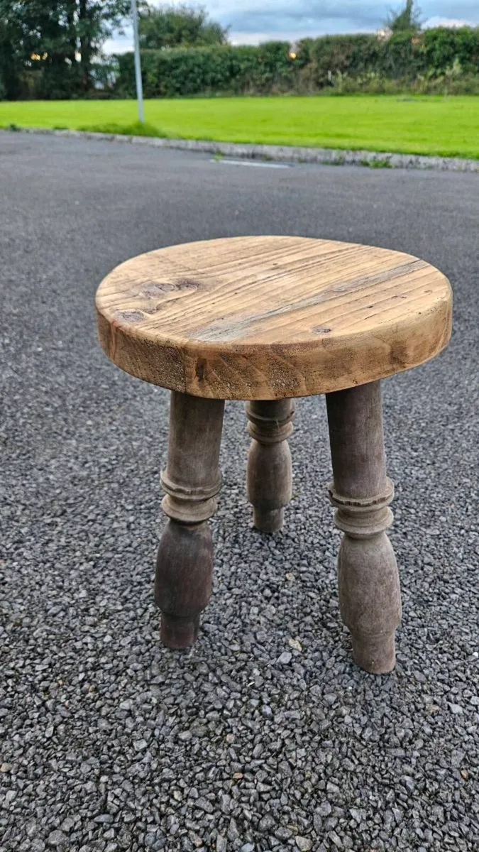 2 Rustic Solid Wood Bedside Table - Image 4