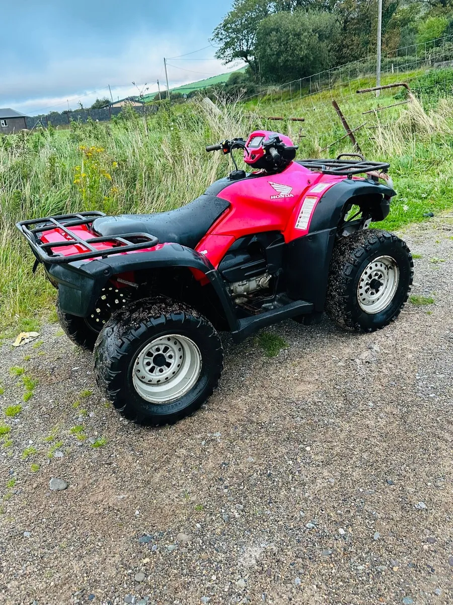 HONDA TRX 500 FOREMAN MANUAL NEEDS ATTENTION - Image 1
