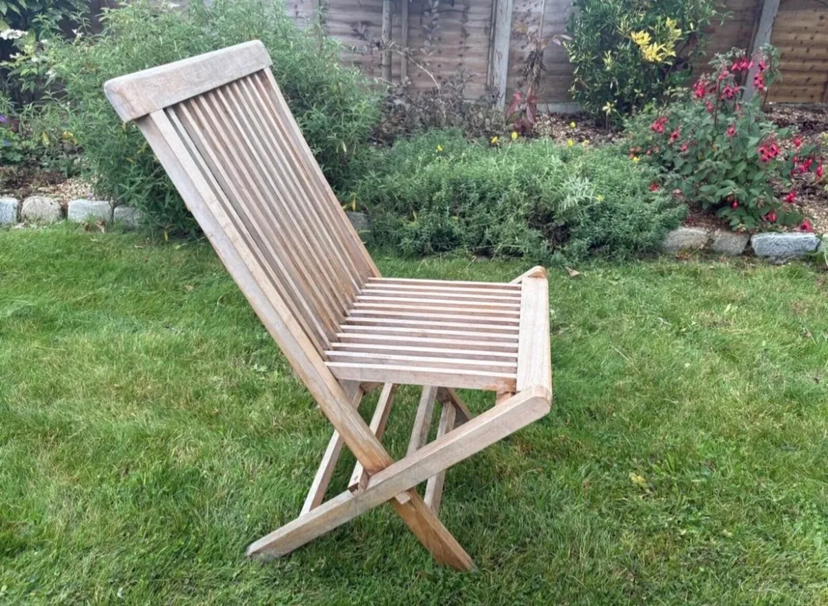 Garden Chairs (4 for sale) - Image 1