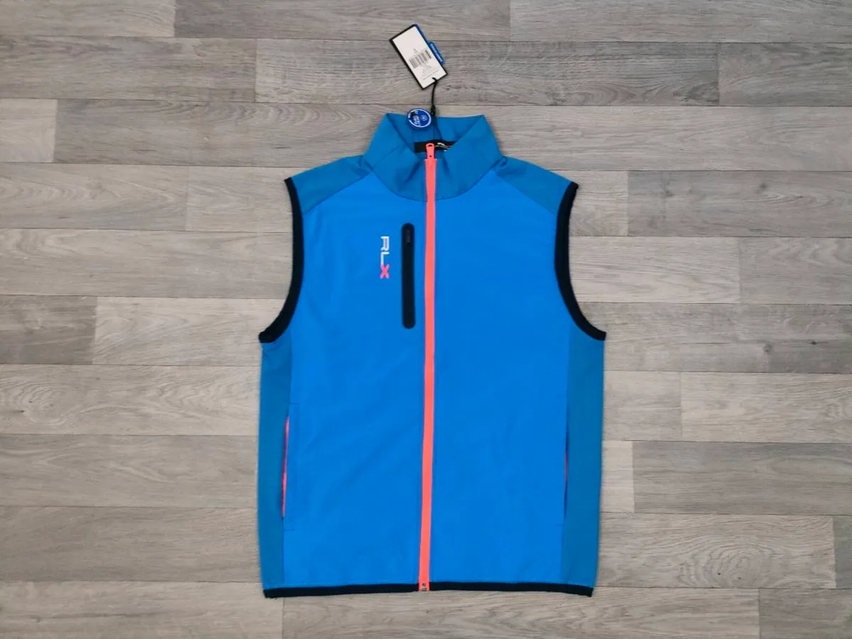 NEW RLX Ralph Lauren Golf Gilet Vest Mens Small - Image 1