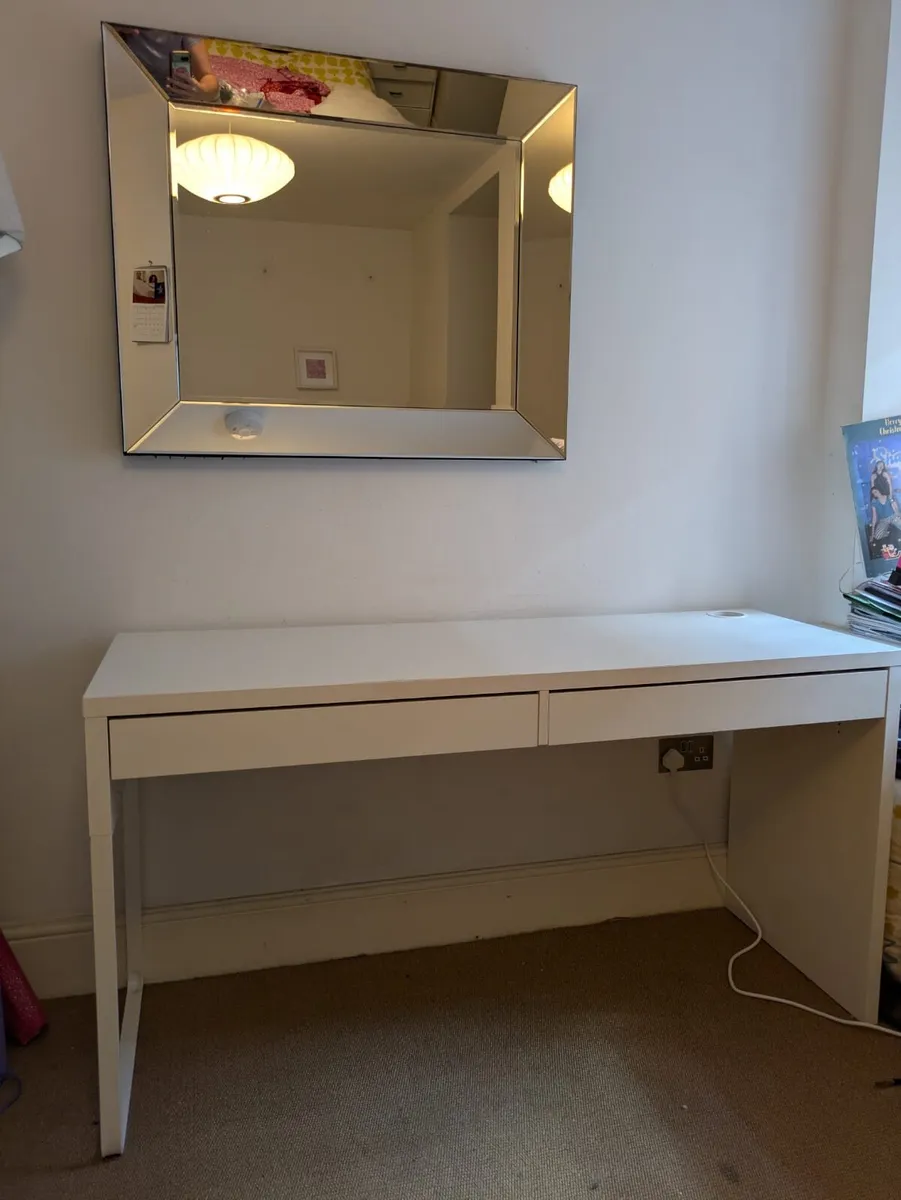 MICKE
Desk, white, 142x50 cm - Image 1