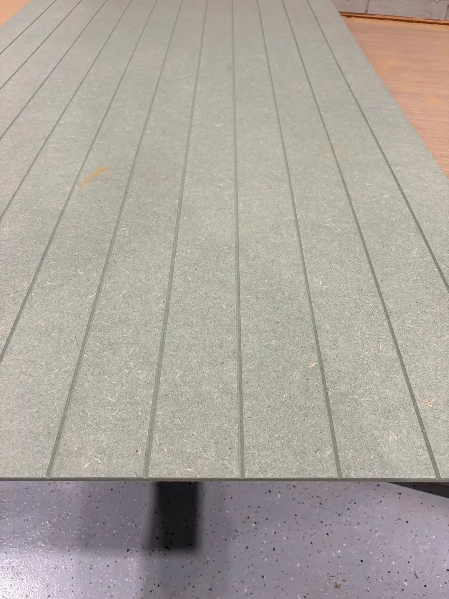 3 V grooved 9mm MDF sheets - Image 2