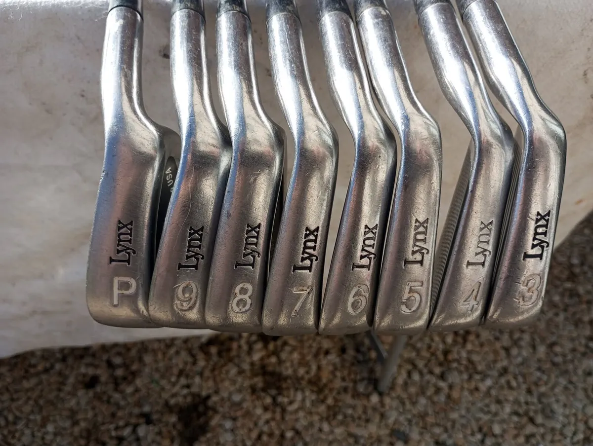 Lynx Golf irons.  Right handed clubs. - Image 1