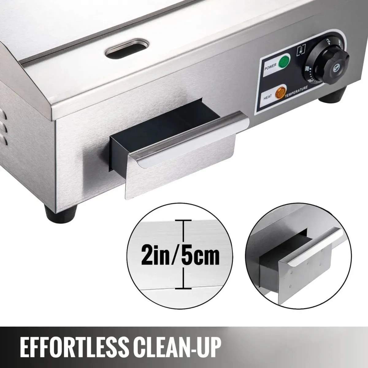 3KW Commercial Electric Griddle 22 Inch - Image 2