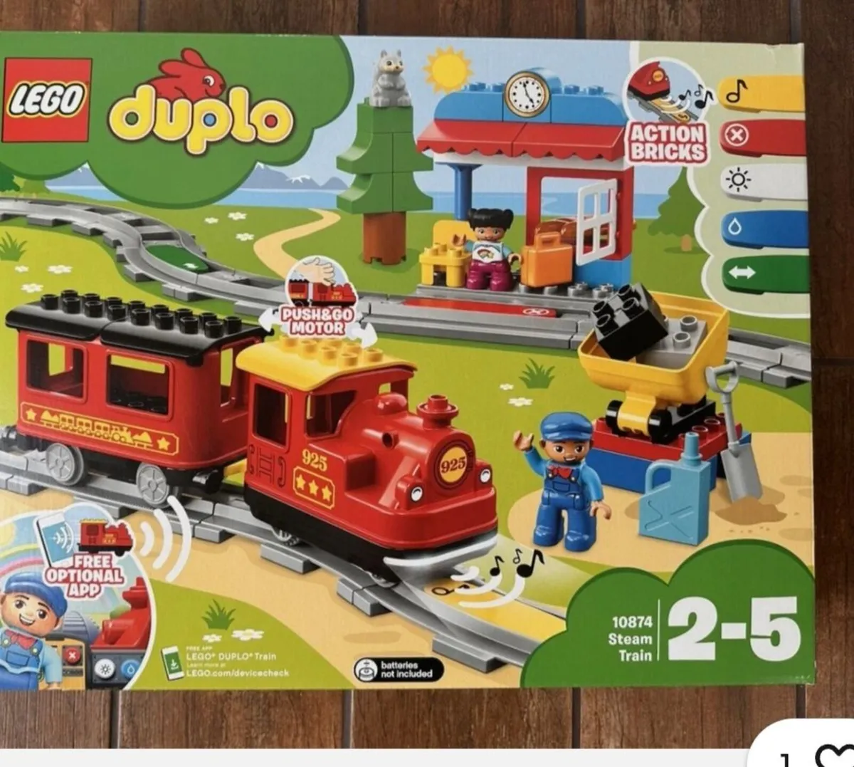 Lego/Duplo  - Steem Railway set# 10874 - Image 1