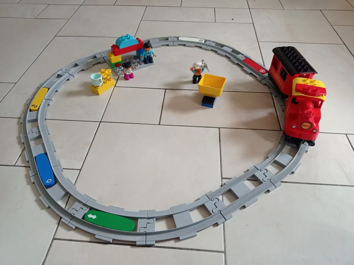 Lego/Duplo  - Steem Railway set# 10874 - Image 3