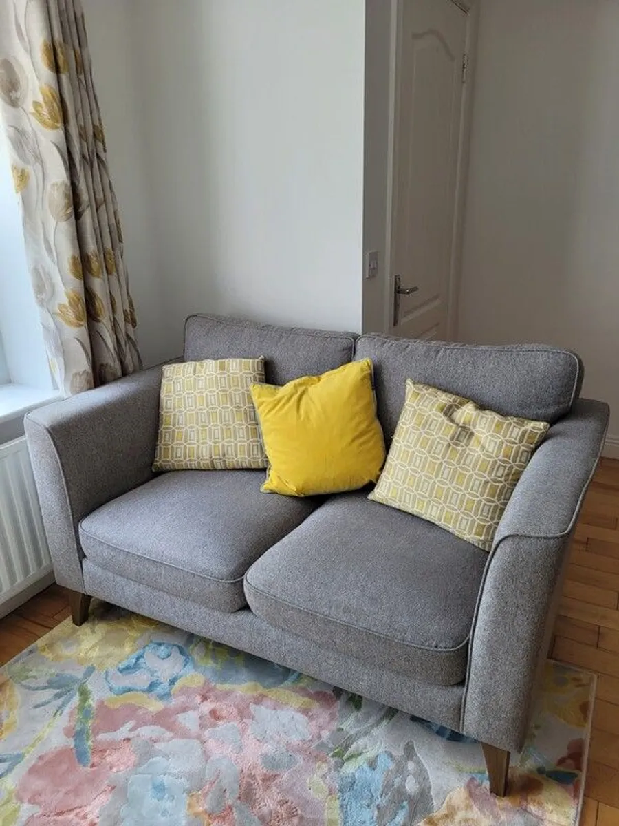 Murphy Home Furniture Charm 2 Seater Sofa. Grey Excellent Condition - Image 3
