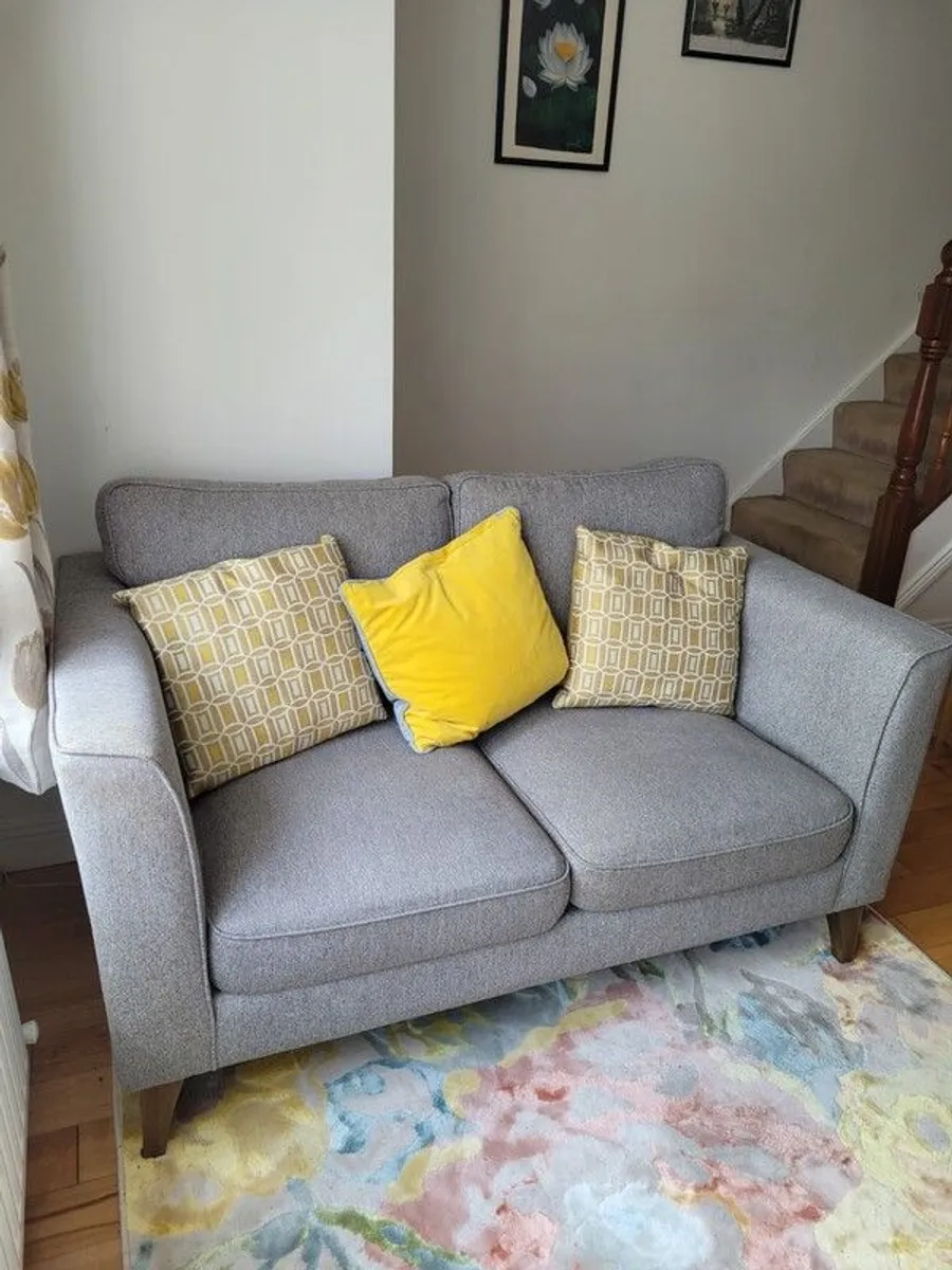 Murphy Home Furniture Charm 2 Seater Sofa. Grey Excellent Condition - Image 4
