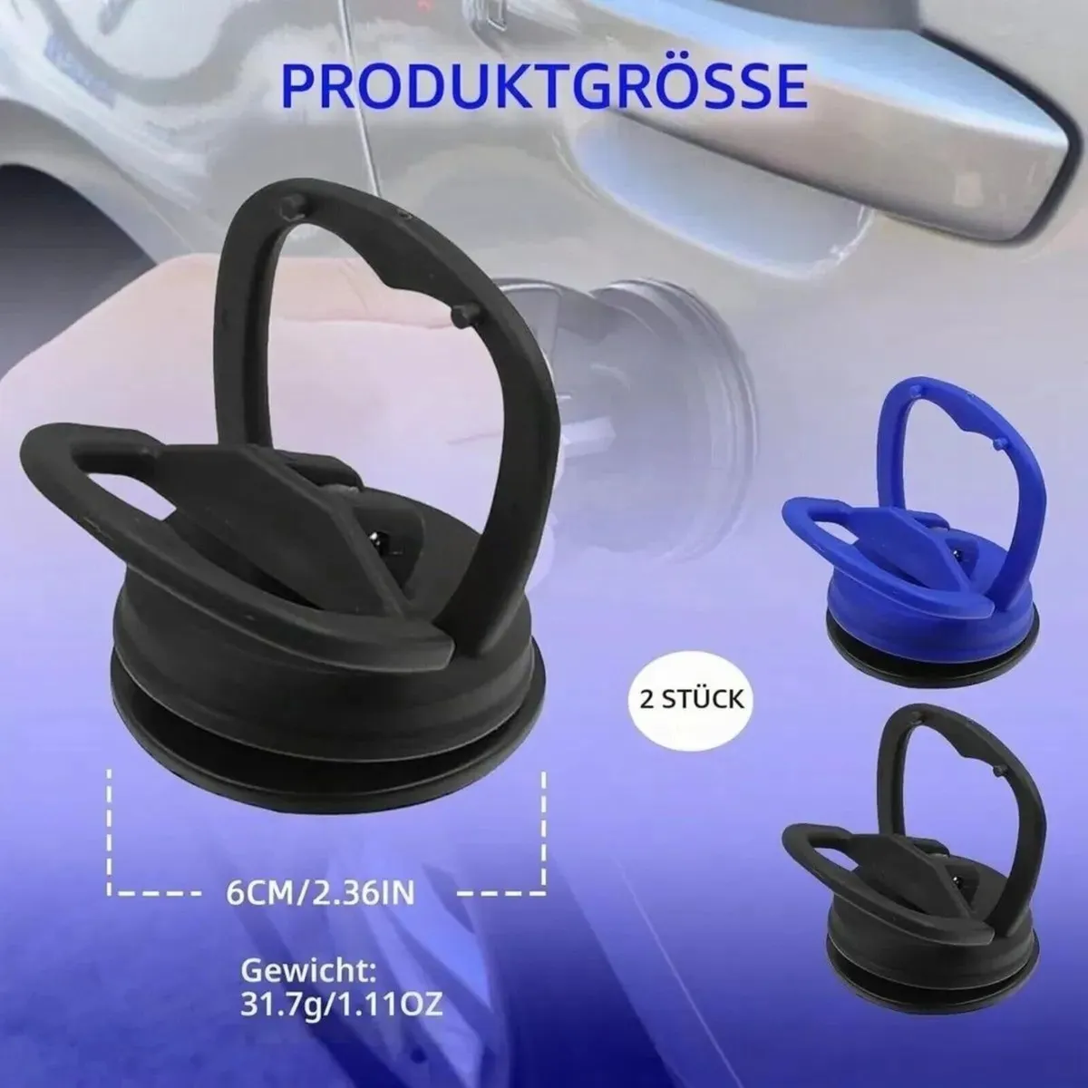 Dent Puller 2 Pack Suction Cup Auto Repair Tools - Image 4