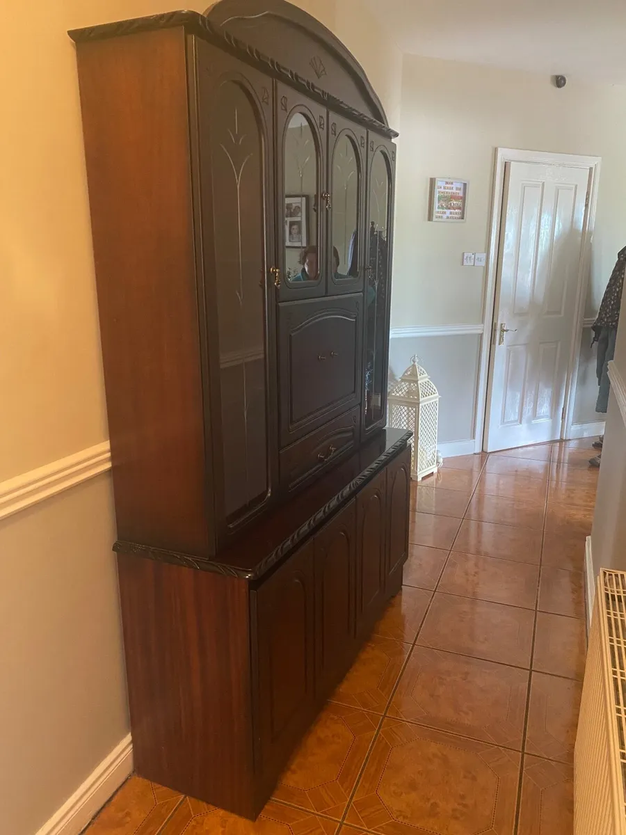 Mahogany display cabinet - Image 1