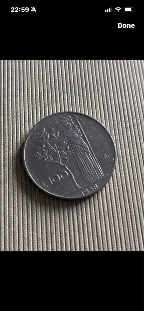 Very rare Italian 100 Lira Coin - Image 2