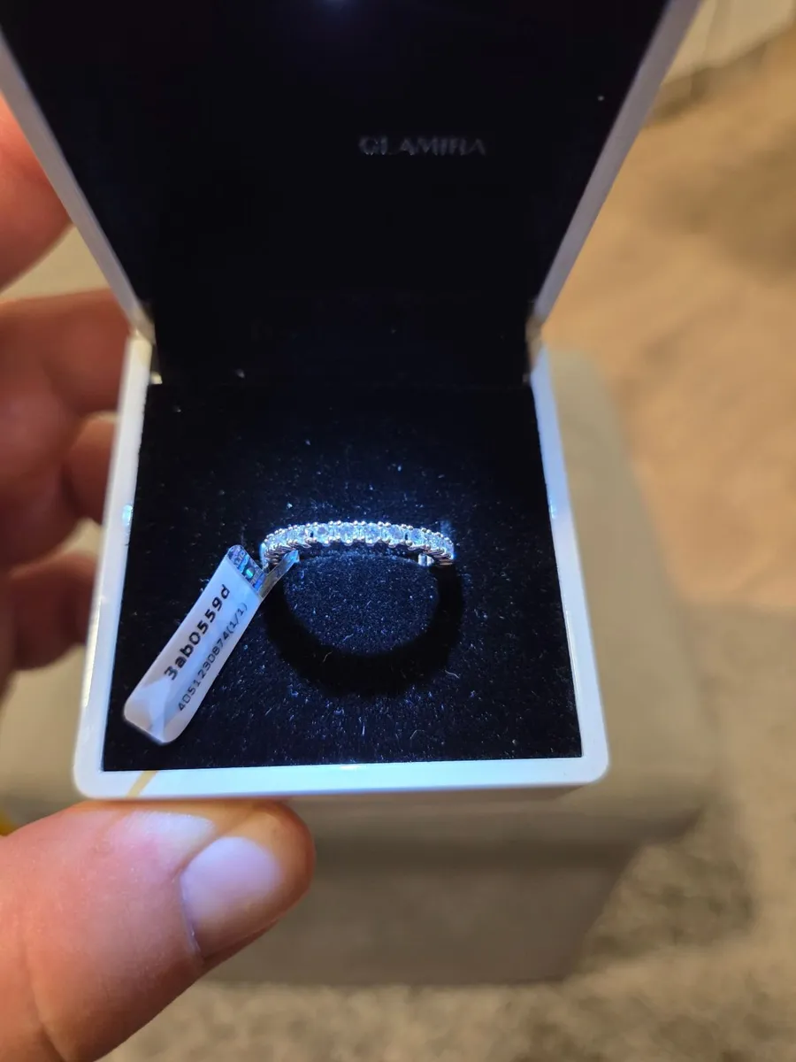 White Sapphire Ring - Brand New - Image 2