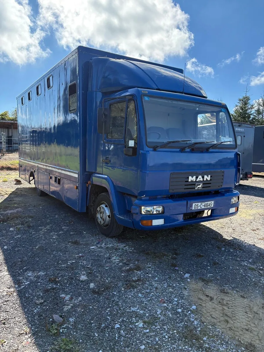 MAN 7.5 tonne horse lorry - Image 1