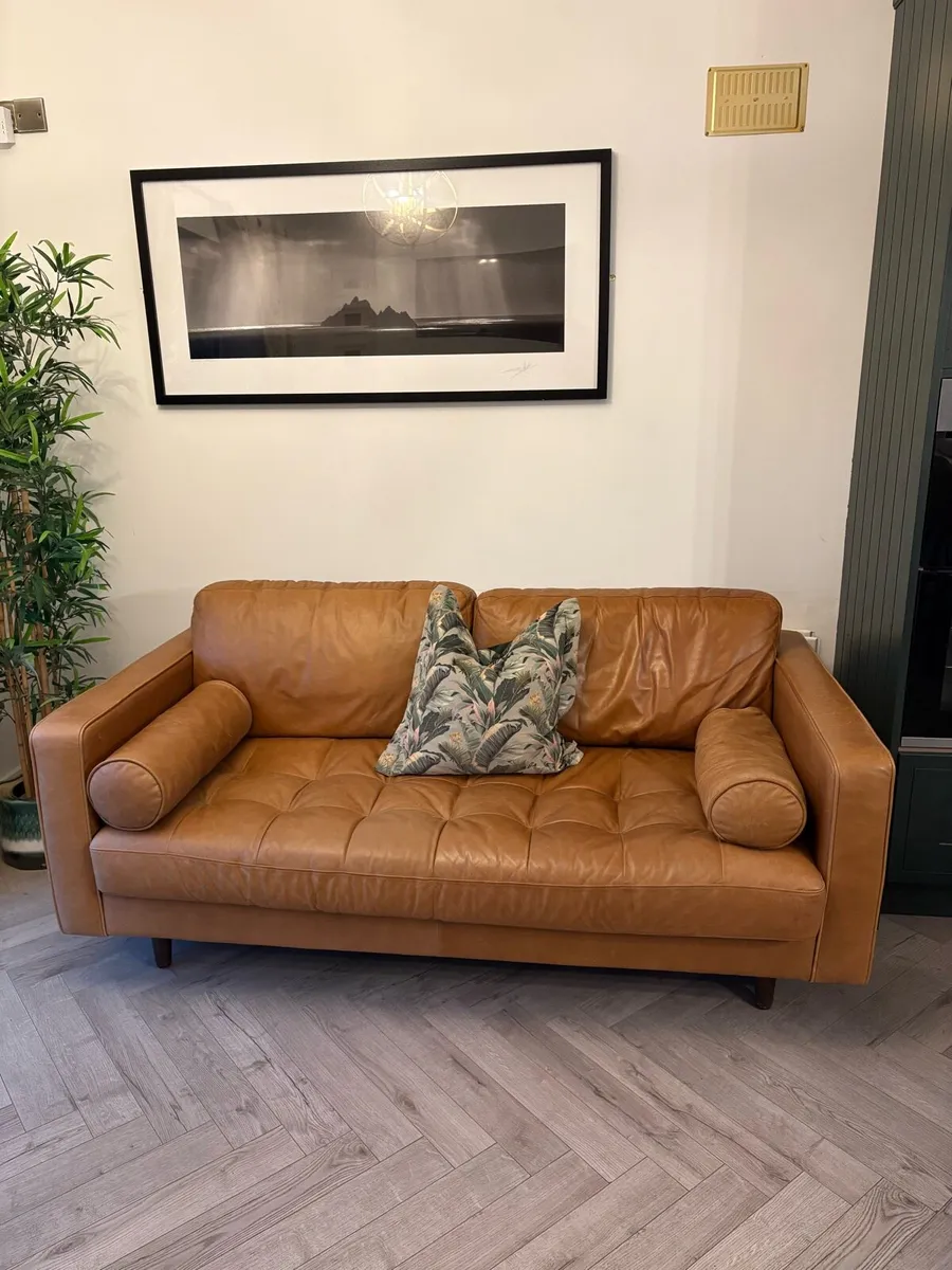 Scott Charme Cigar 2 seater couch - Image 1