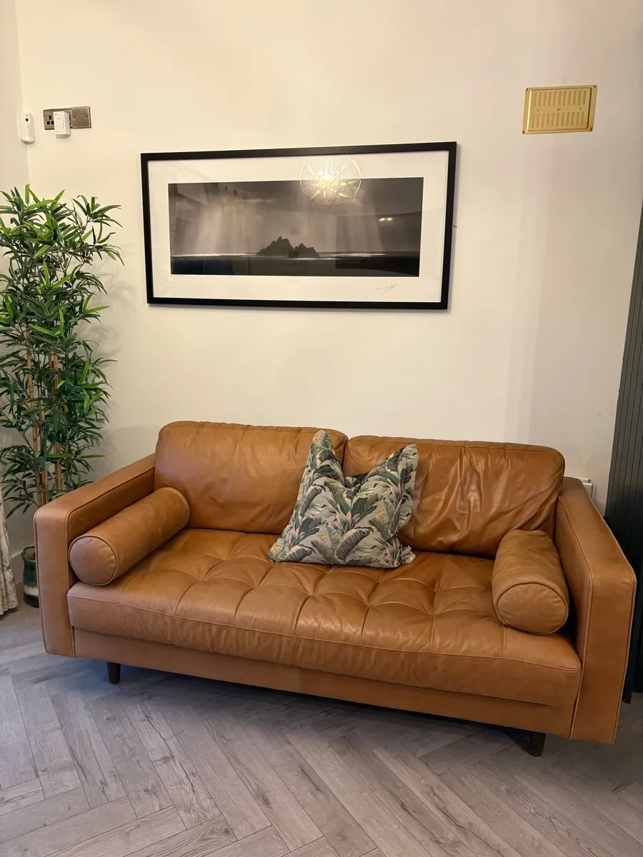 Scott Charme Cigar 2 seater couch - Image 2