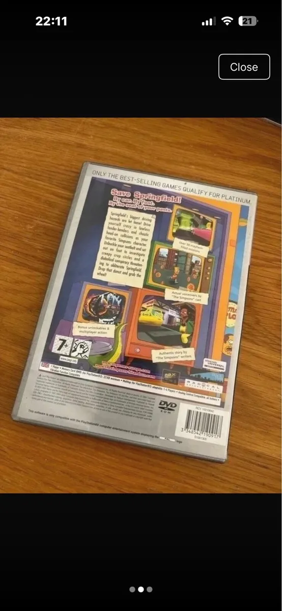 Simpsons hit & run ps2 platinum edition - Image 2