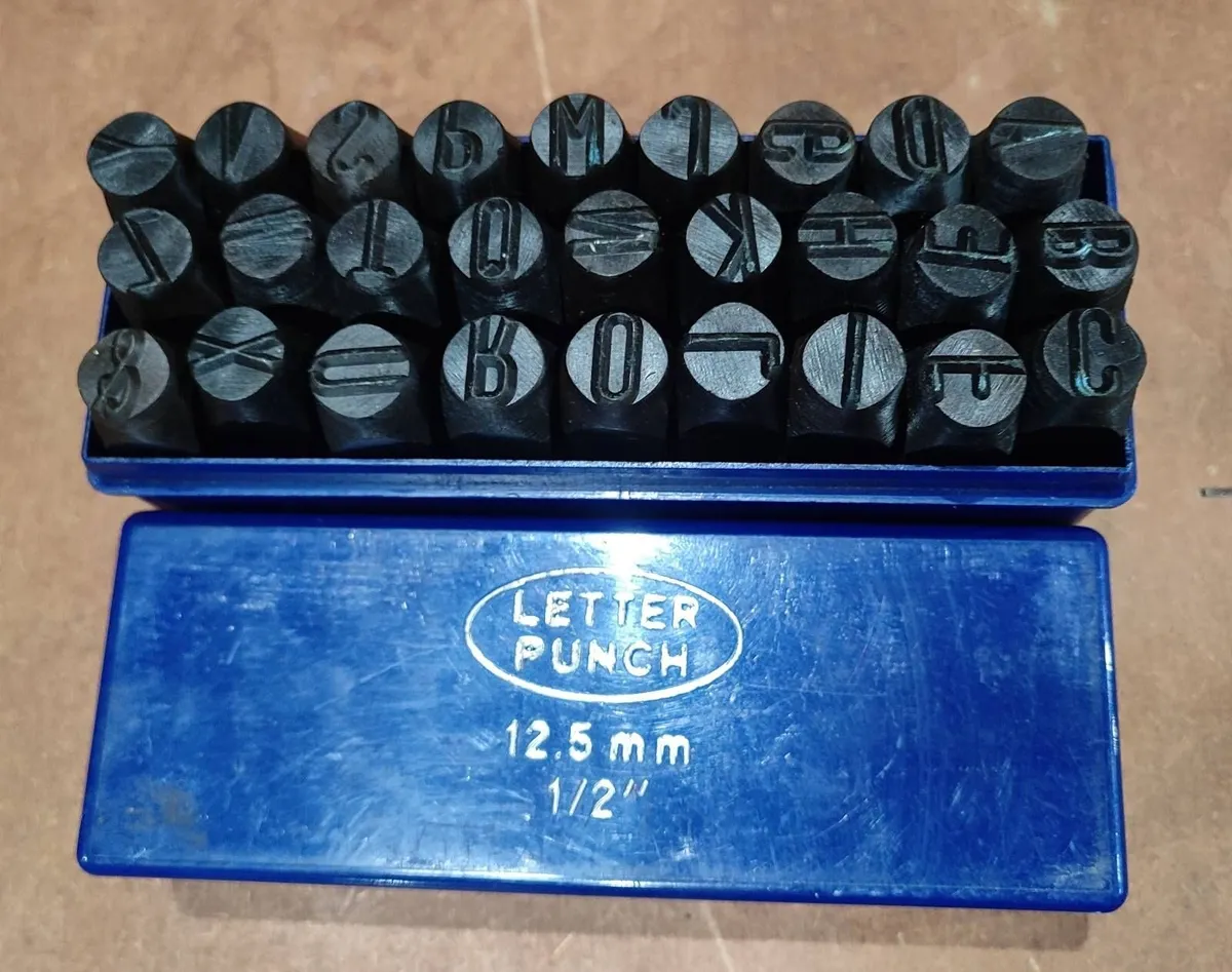 New Steel Letter Punch Set 3mm 4mm 5mm 6mm 8mm 10m - Image 2