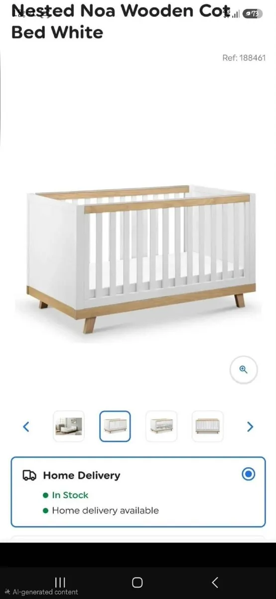 Nested Noah Cot bed - Image 1
