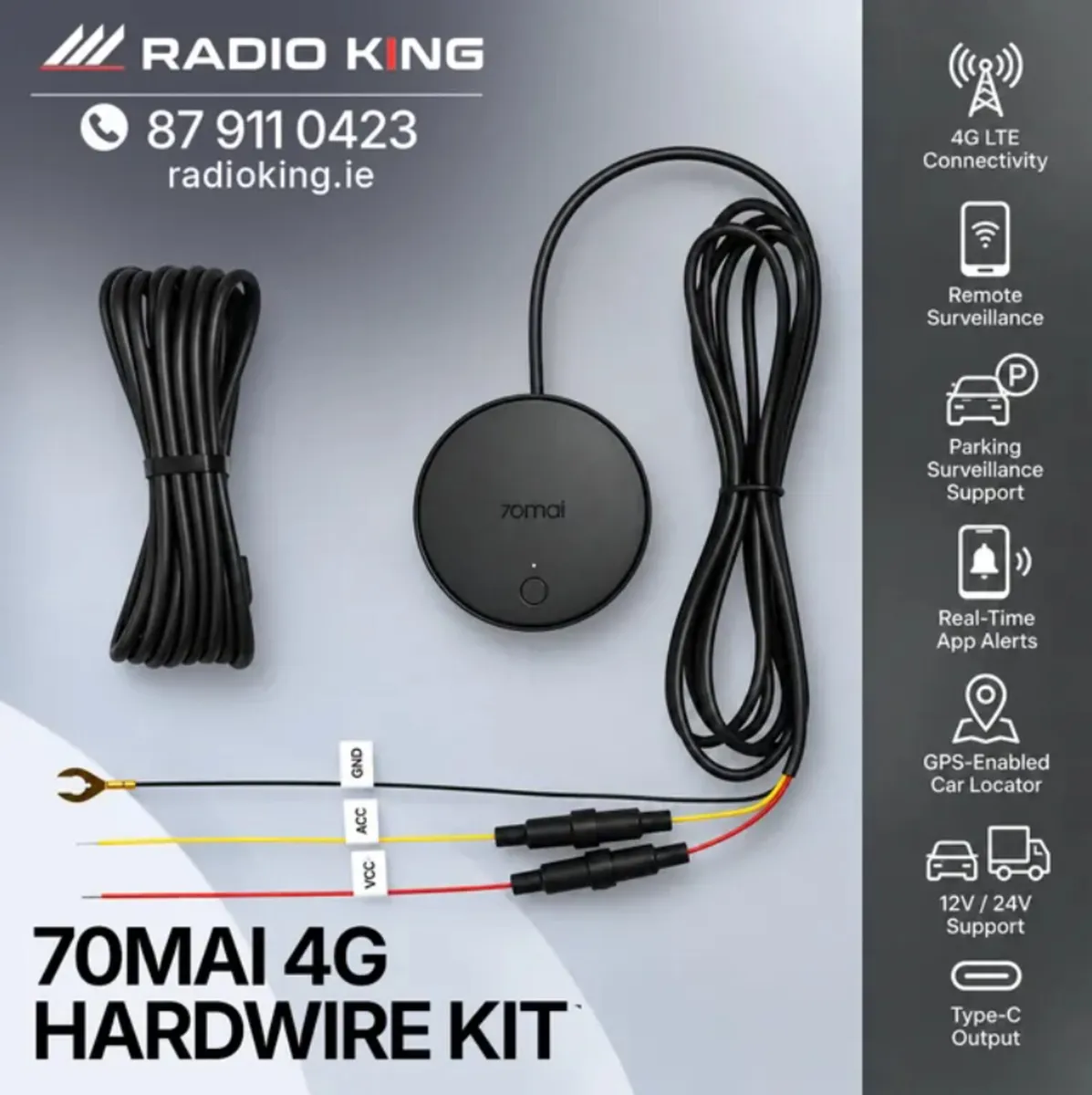 70mai 4G Hardwire Kit