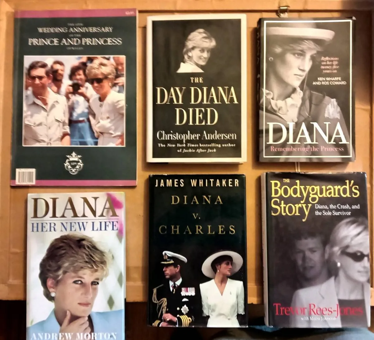 Six Princess Diana Books