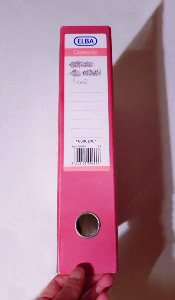 PINK FOLDER, FOR DOCUMENTS (USED). - Image 2