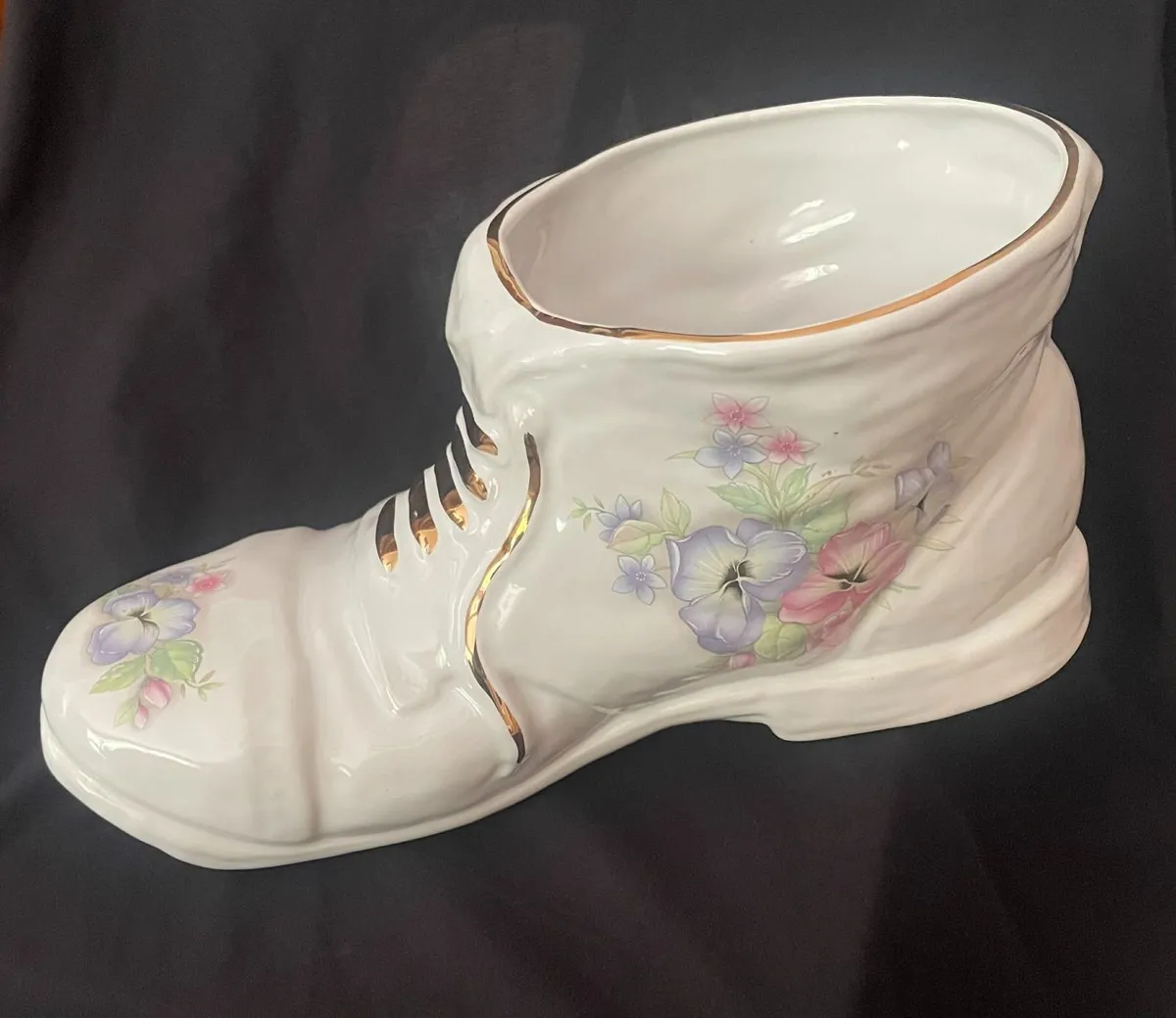Giant Vintage Maryleigh Pottery Boot Planter - Image 3
