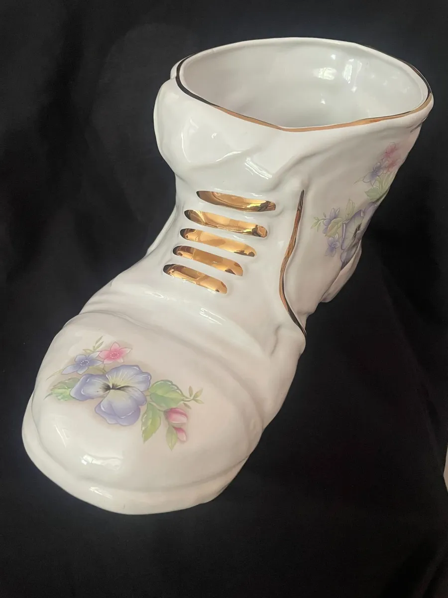 Giant Vintage Maryleigh Pottery Boot Planter - Image 2