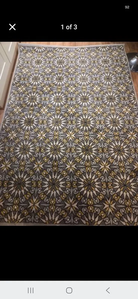 Kukoon Tangier Moroccan Tile Rug - Ochre (160 x 230 cm) - Image 1