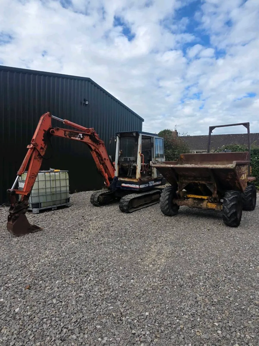 Kubota 3.5ton & 2 Bedford 3 ton dumpers - Image 1