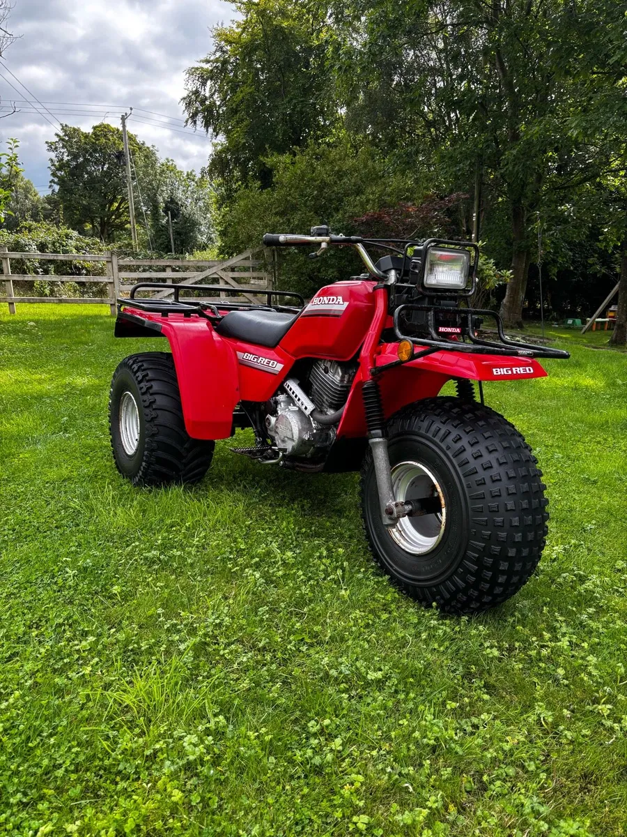 Honda ATC 250es big red trike - Image 1