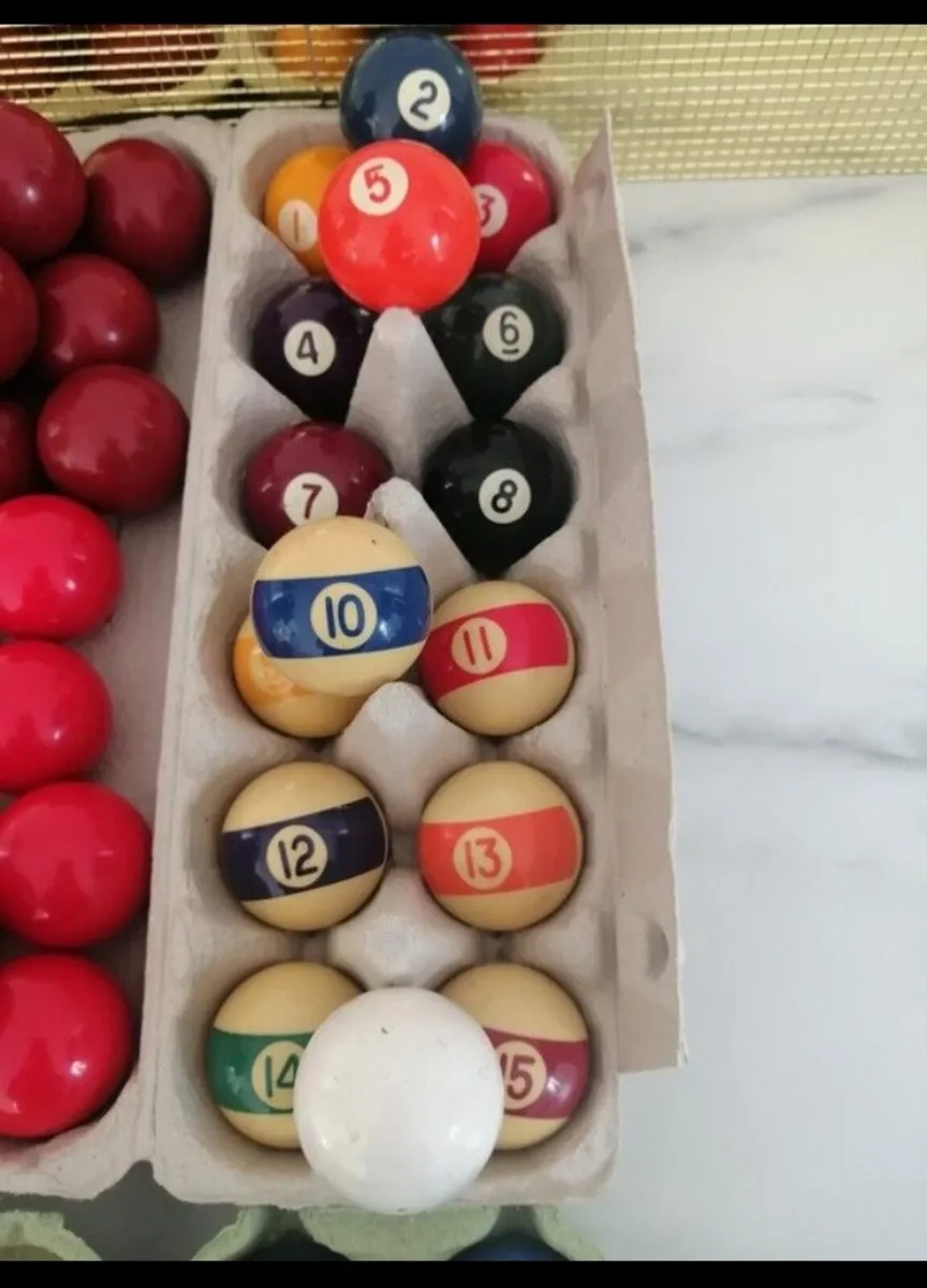 Vintage Mini Pool Balls - Image 4