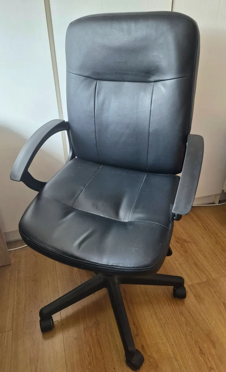 Office Chair (Adjustable Soft Leather) - Image 2