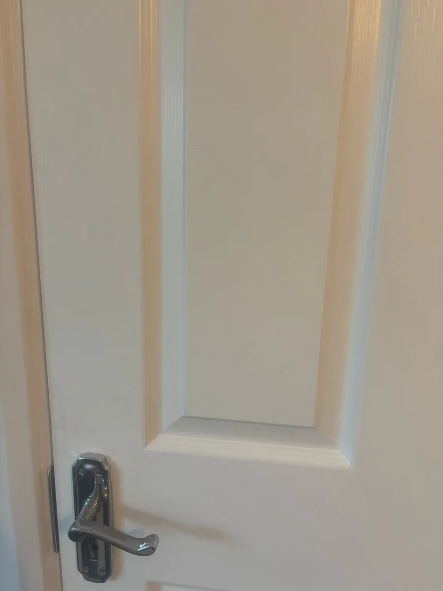 2 hardwood doors - Image 4